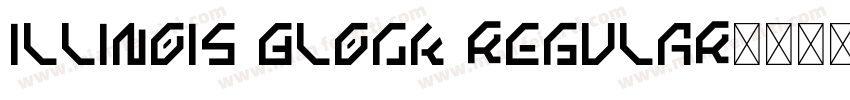 ILLINOIS block Regular字体转换